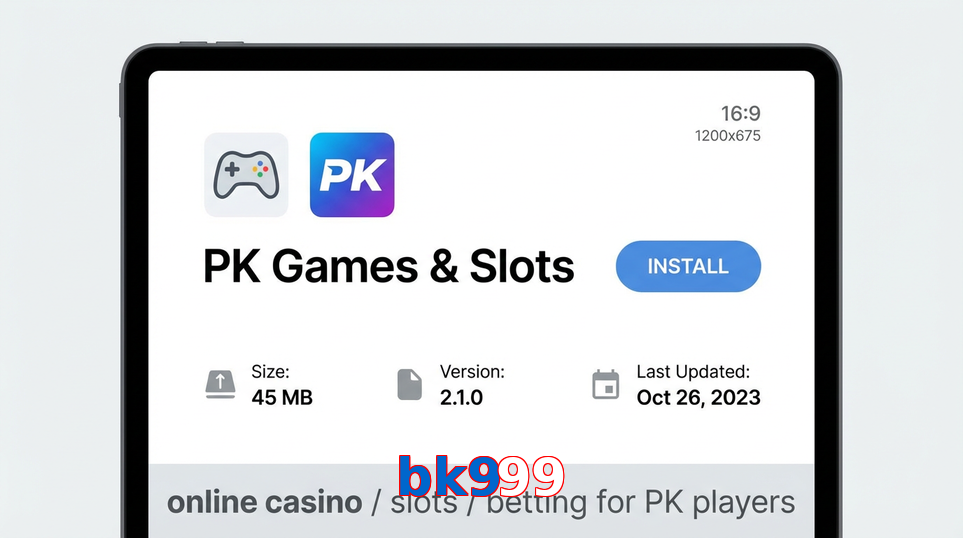 Game list for Bk999 gameapk section
