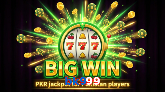 Big win animation on Bk999 slot game